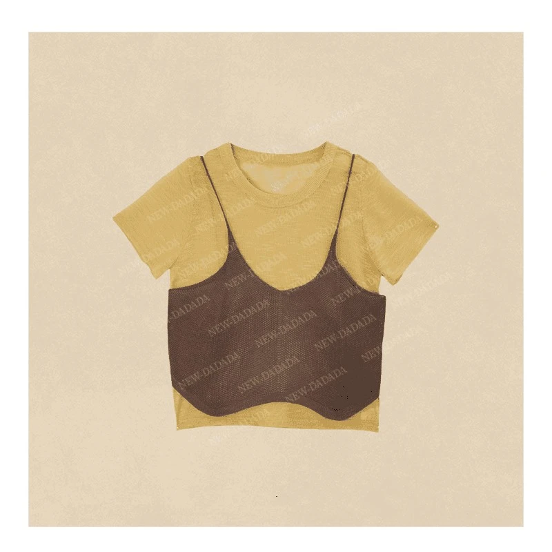 利达 NEW DADADA【花蜜旋律】时尚休闲修身气质上衣两件套