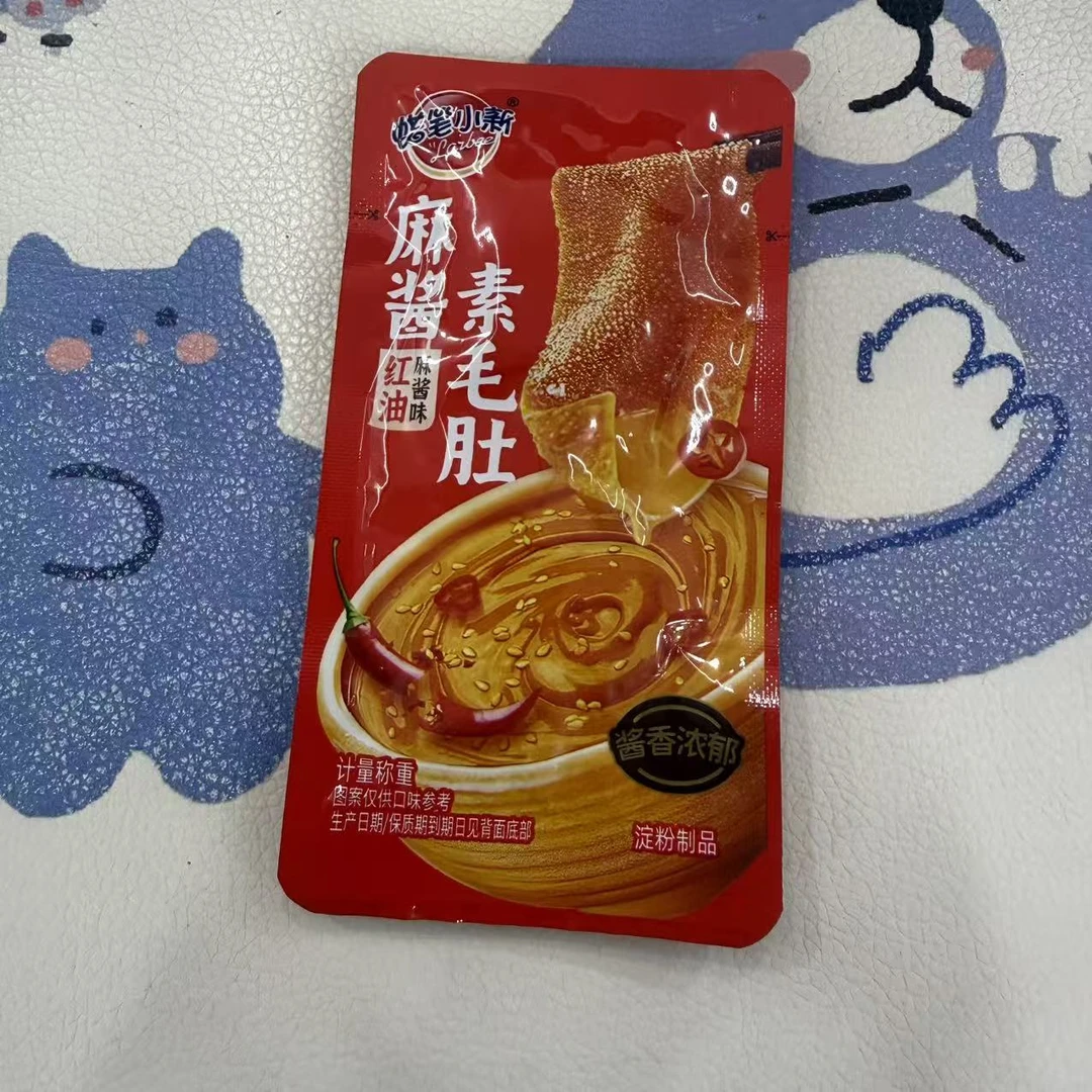蜡笔小新麻酱素毛肚膨化食品