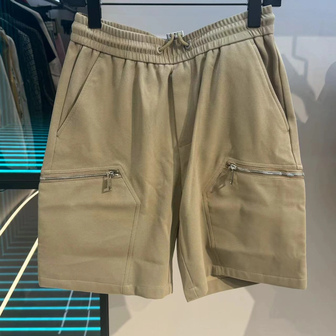 2024春夏新款高端男士断码孤品工装帅气拉链休闲短裤9912