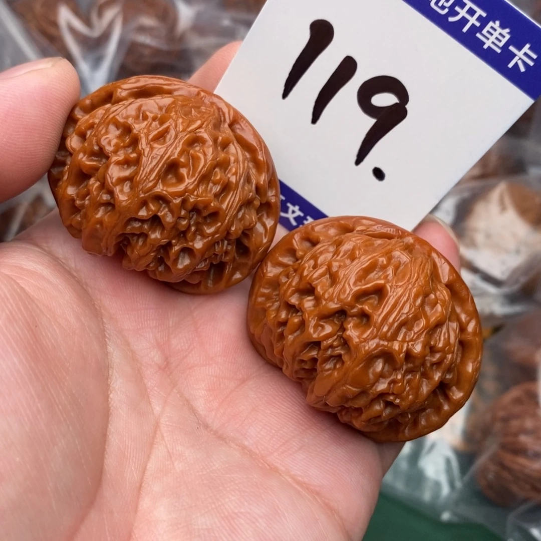 文玩核桃把件宫灯42