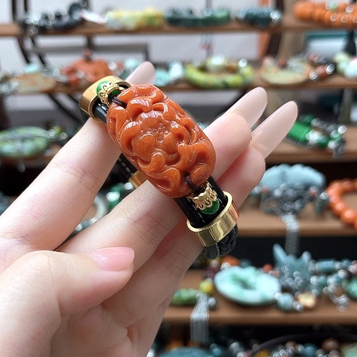 翡翠未镶嵌手链饰品