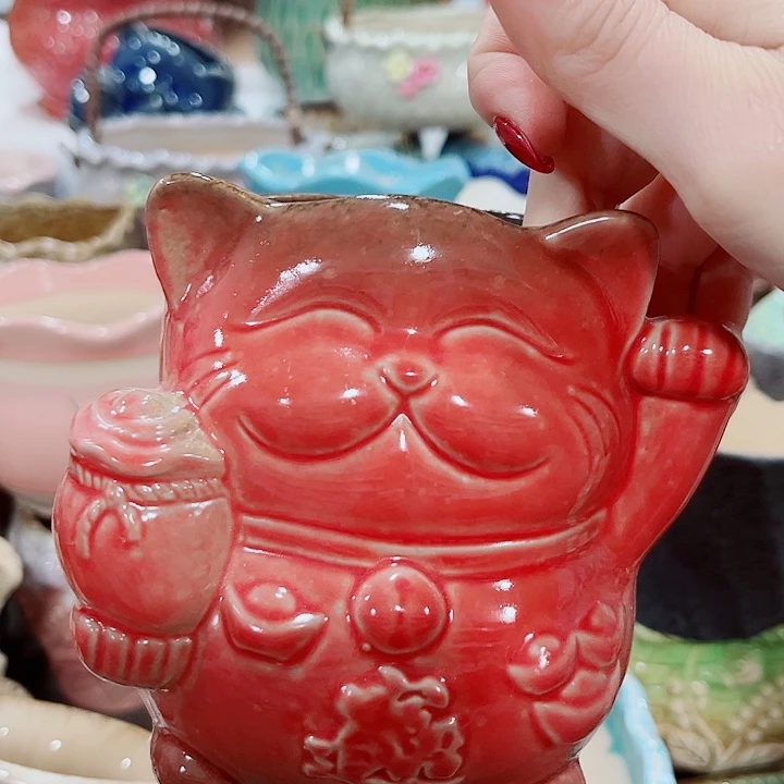 多肉陶瓷花盆满10元包邮