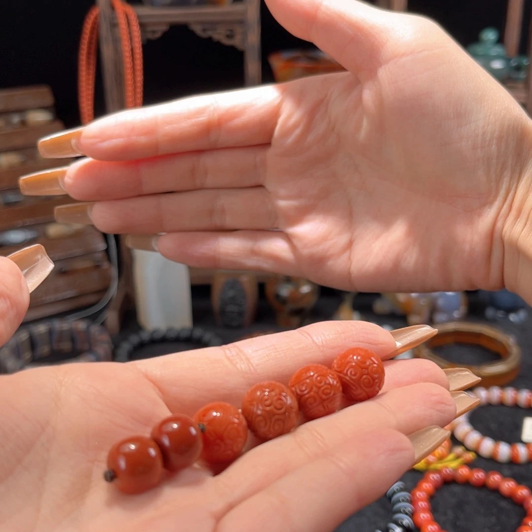 玛瑙/玉髓单珠未镶嵌m**n