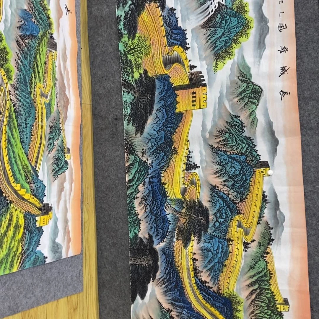天***王横款长城雄风小六尺装饰画