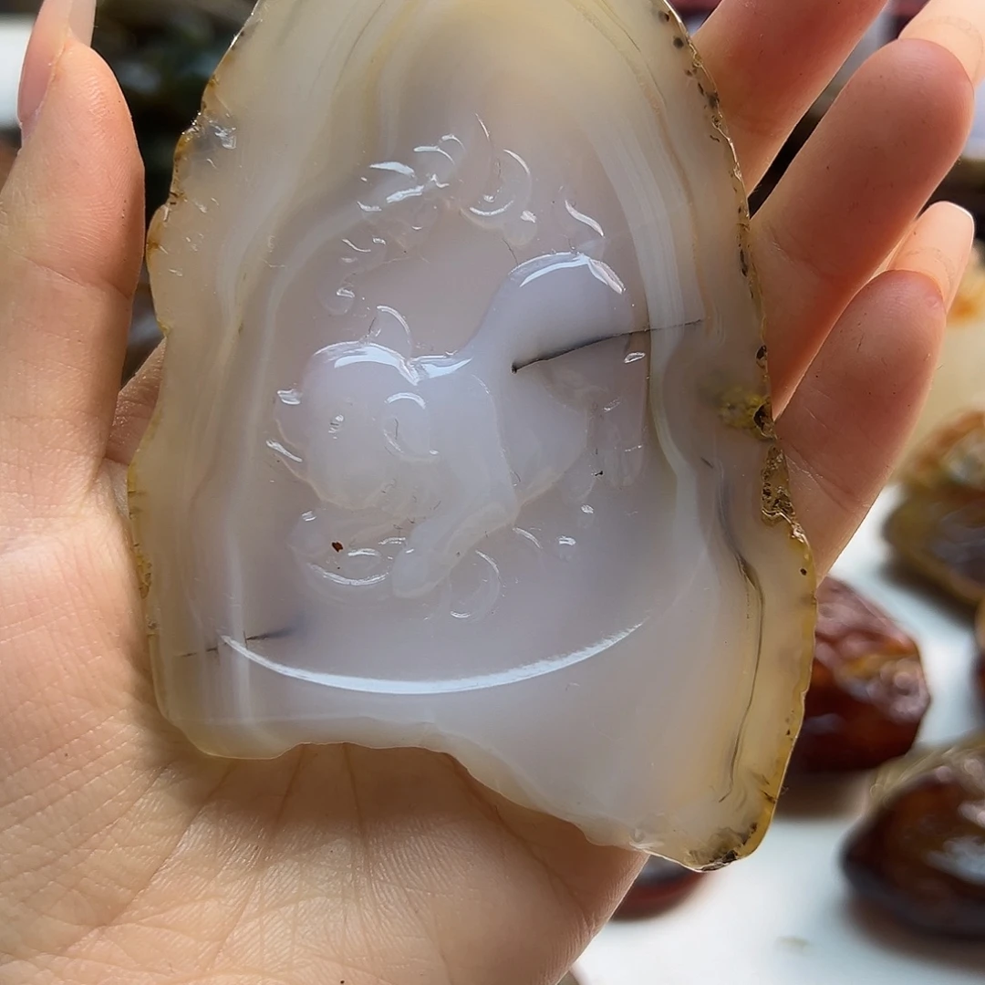 玛瑙/玉髓未镶嵌项链