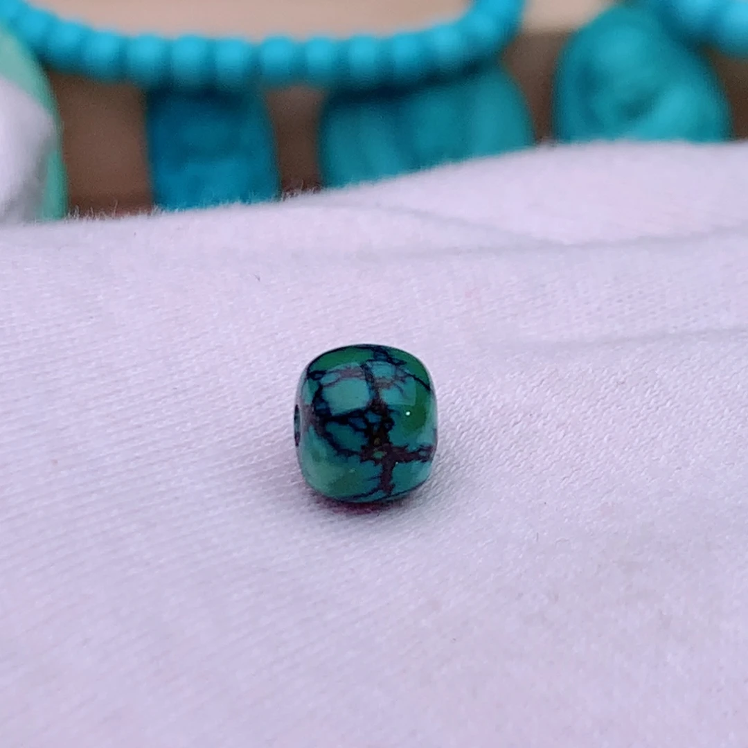 绿松石未镶嵌绿松石玉化菜籽老型