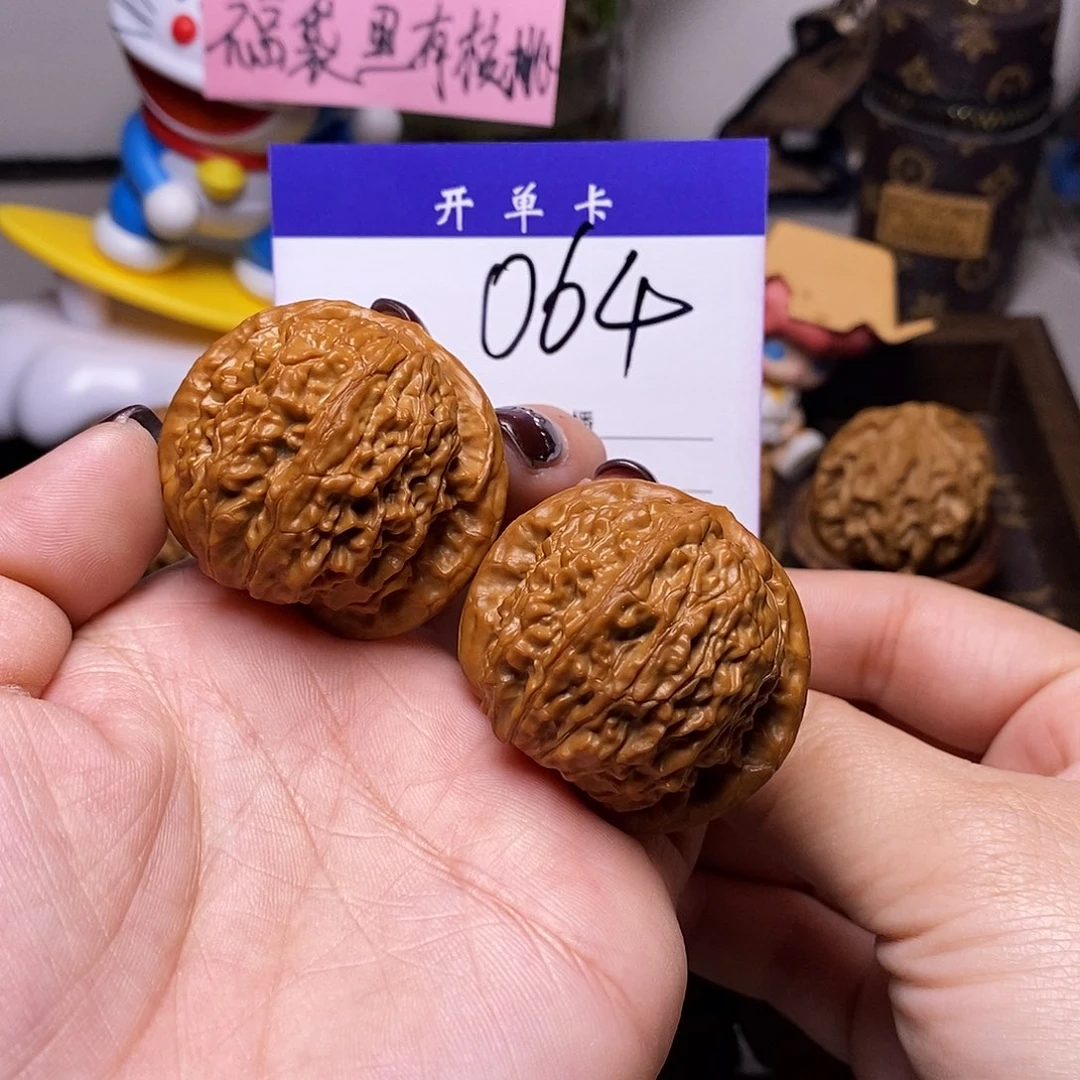 桃核吊坠文玩核桃金麒麟40修n