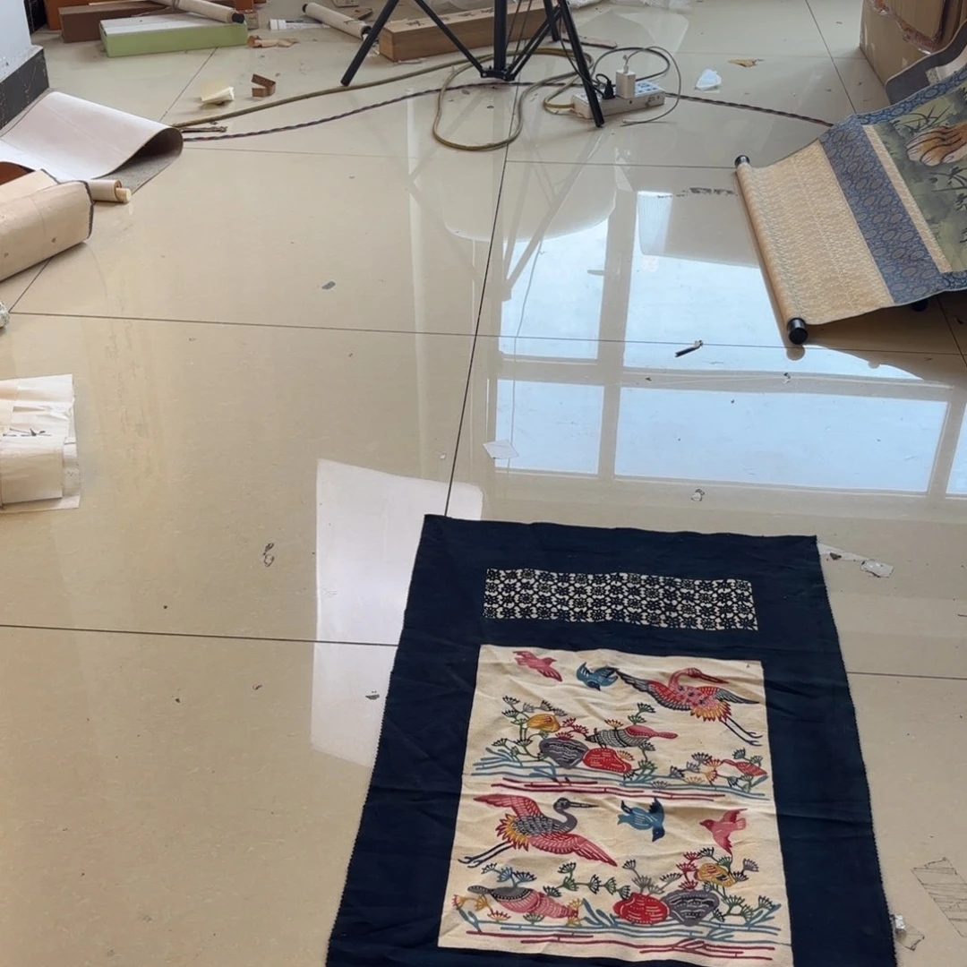 书法随*卷轴绢本绫裱20