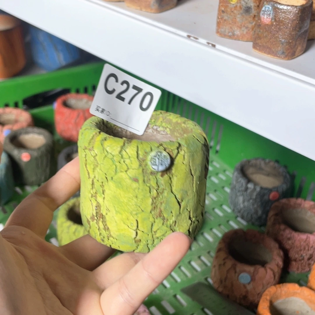 紫砂花盆爆裂mini 内口5