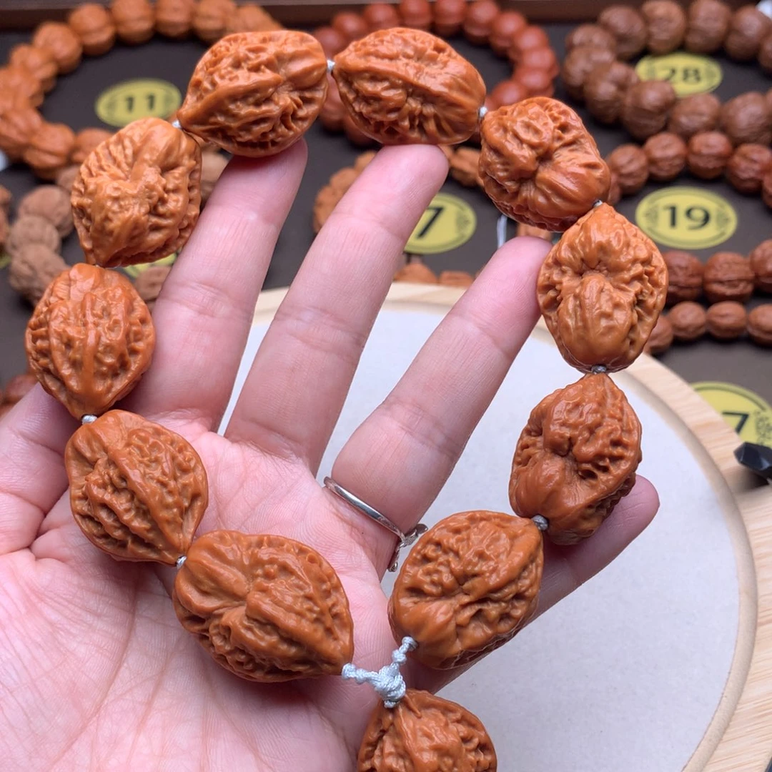 串***迷文玩核桃手串25尺寸