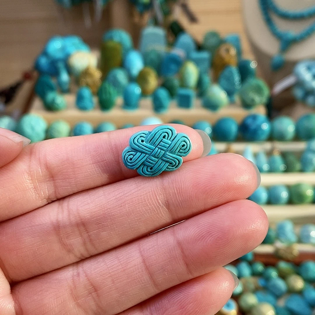 绿松石珠宝奇石未镶嵌