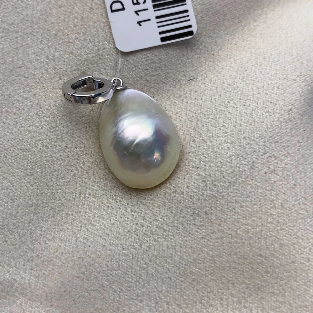 【闪购商品】拼合珍珠（马贝珠）颈饰银S925镶嵌末