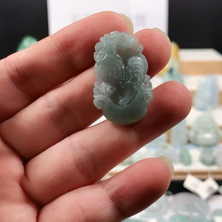 吊坠(不含链)未镶嵌翡翠41生肖鸡