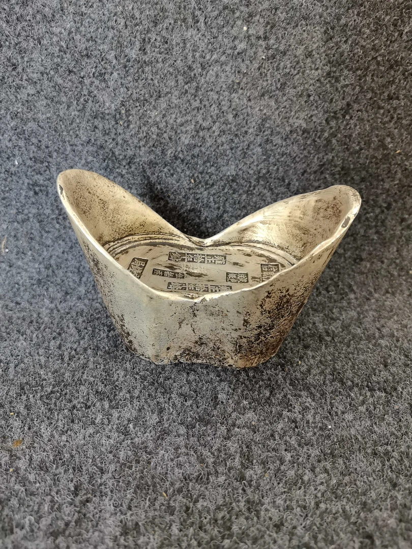 复古（中号五十两原宝图）工艺品桌面摆件