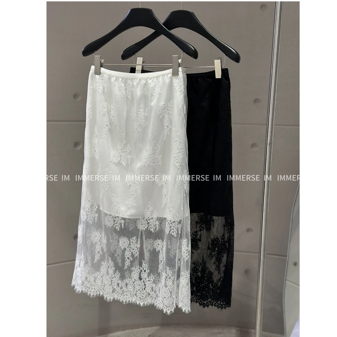 IMMERSE IM自现款蕾丝半裙32390