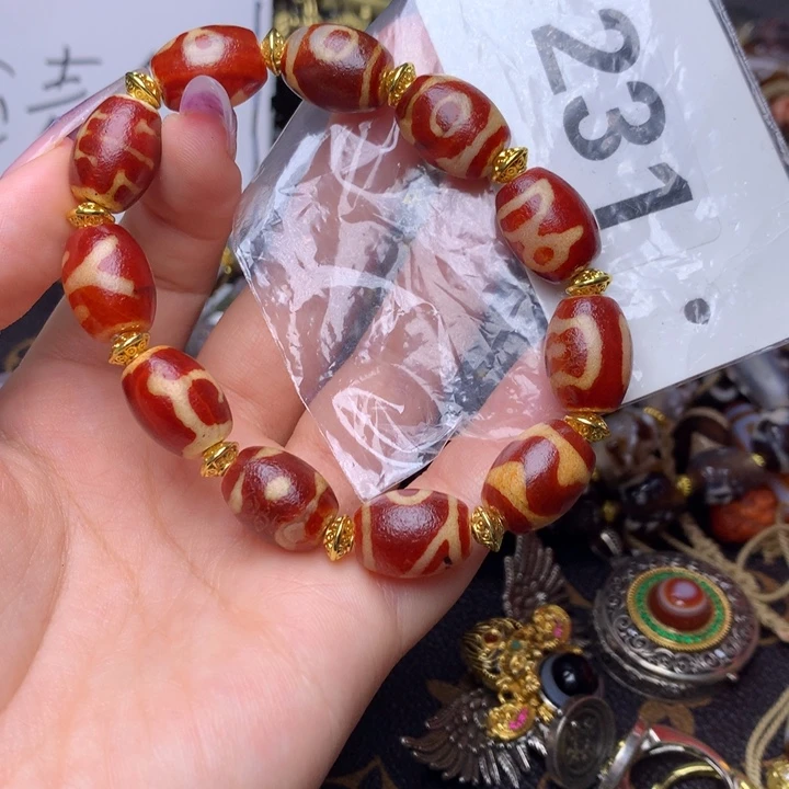 玛瑙/玉髓未镶嵌发一条