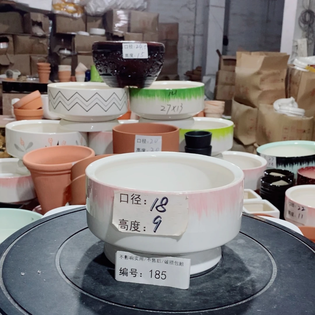 微瑕花盆-185-囗18×9-1个