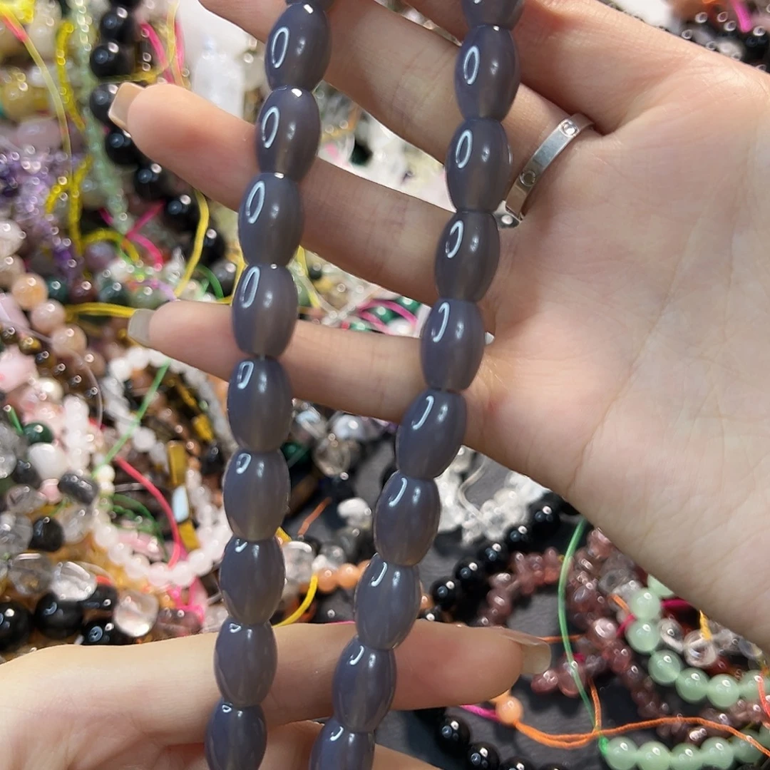玛瑙/玉髓合金珠宝半成品一条