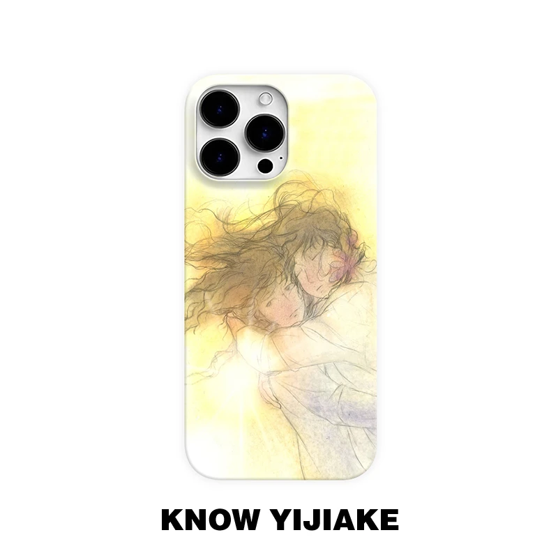 风吹爱起适用苹果16pro情侣手机壳15promax小众14/13ins12创意16e