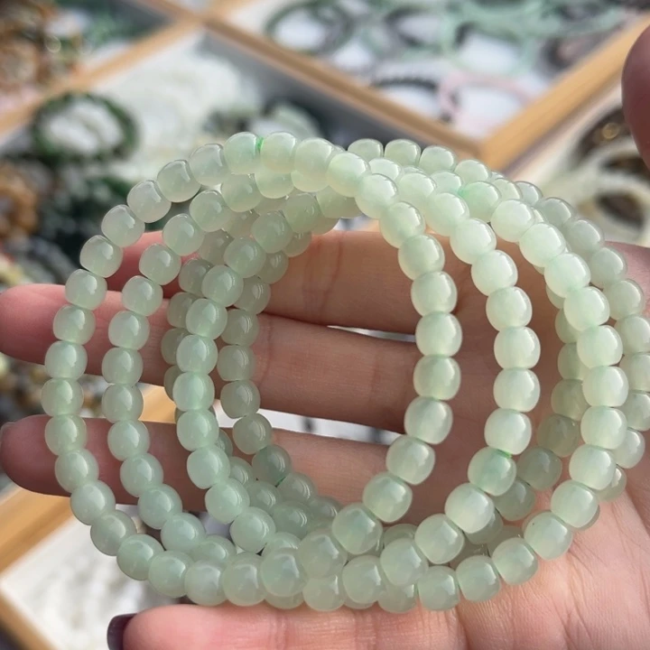 和田玉手串未镶嵌多样性发货拍一发一