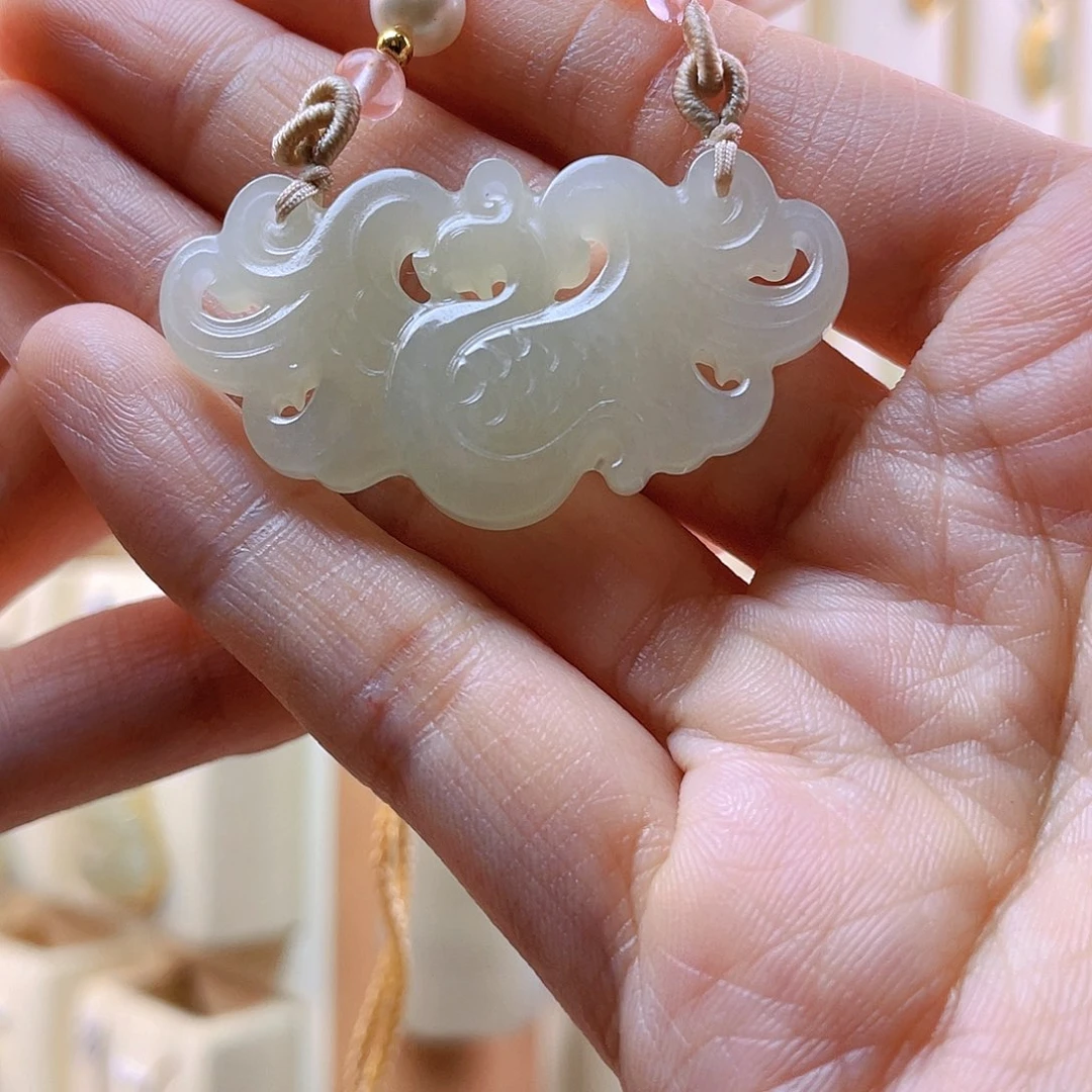 和田玉吊坠(赠链)未镶嵌雯*