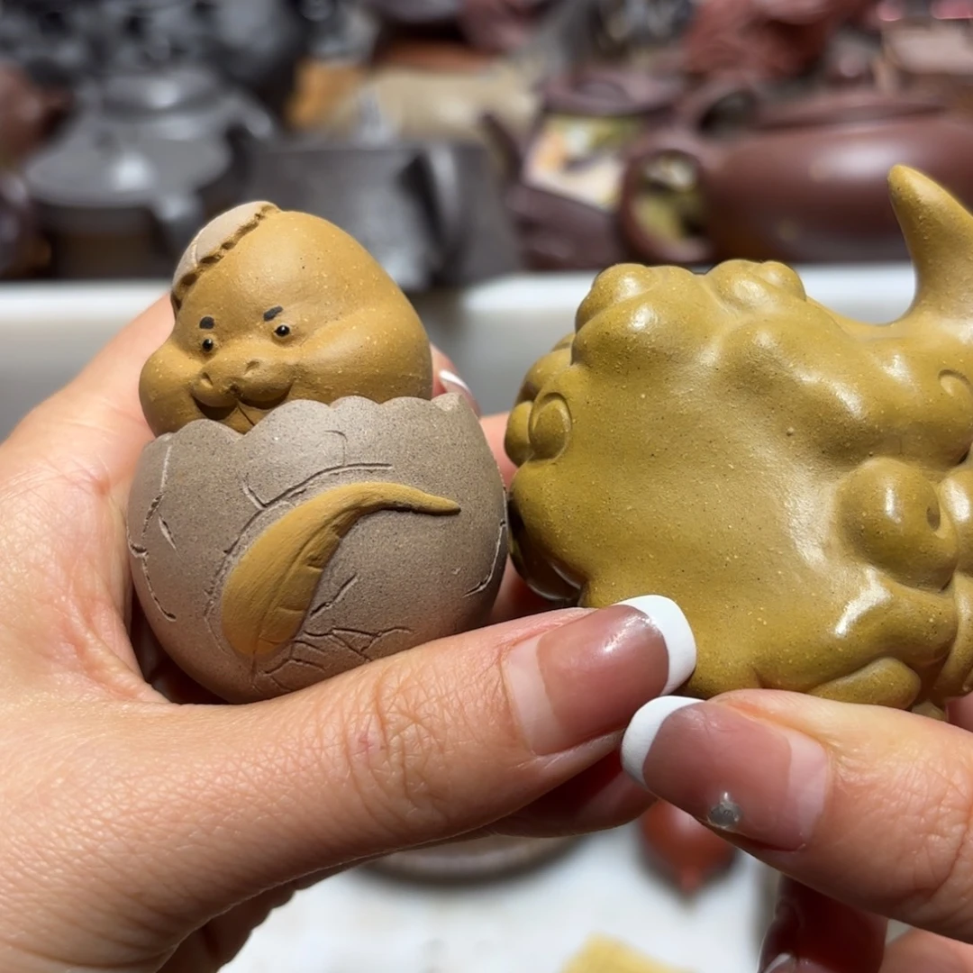 紫砂茶宠微瑕尾货听清再拍