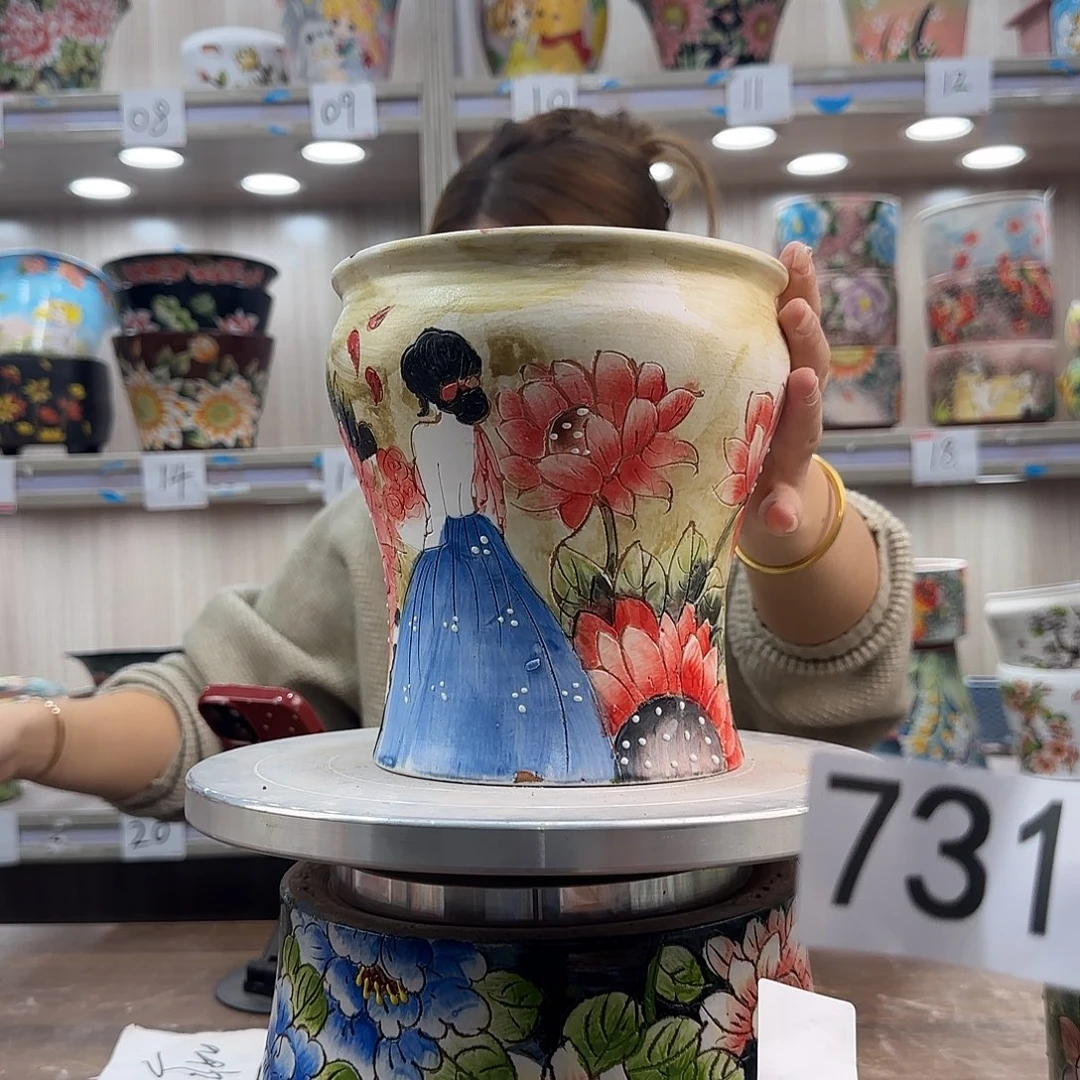 紫砂花盆瑕疵瑕疵731