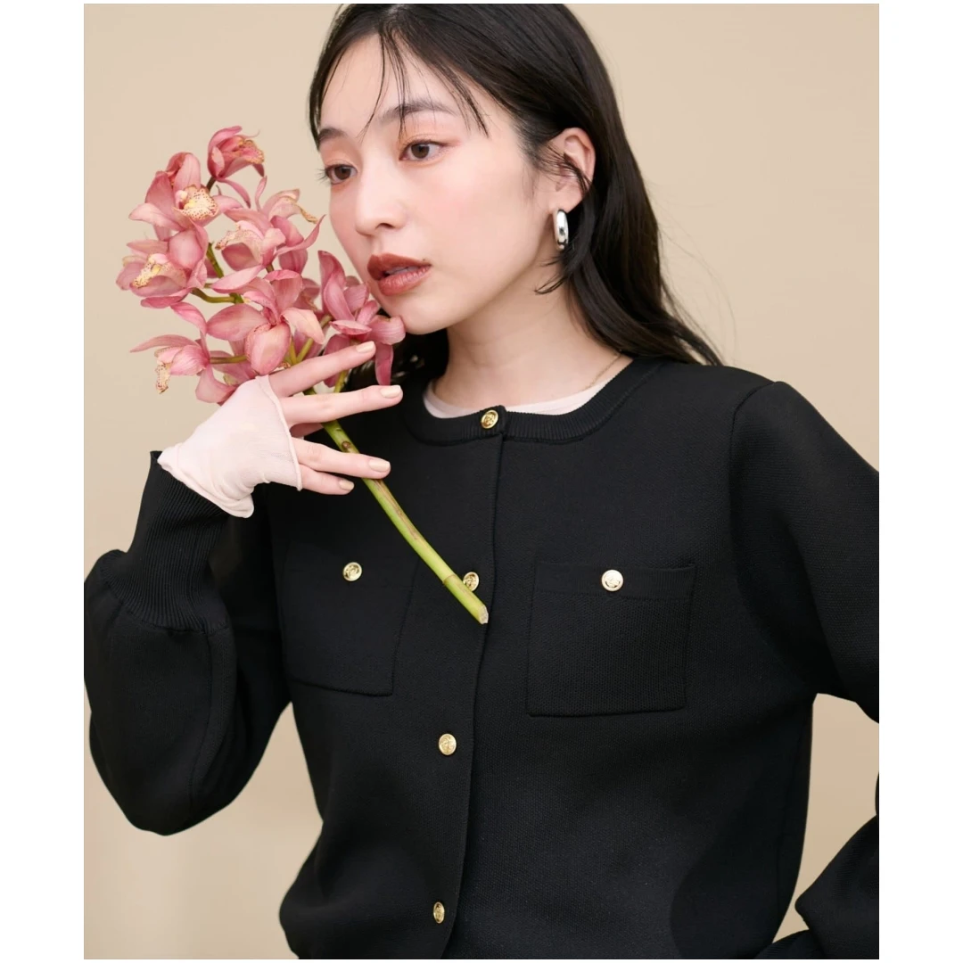 【强哥外贸】 N 秋季新款 纯色百搭简约开衫圆领针织开衫