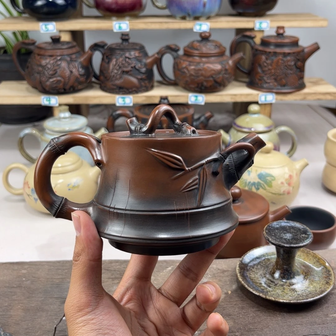 壶老***烟建水紫陶传承全手工制作