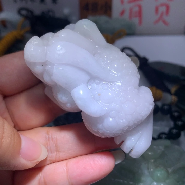 翡翠未镶嵌颈饰保真天然A货翡翠