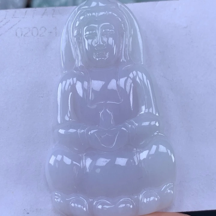 颈饰未镶嵌翡翠玉观音吊坠