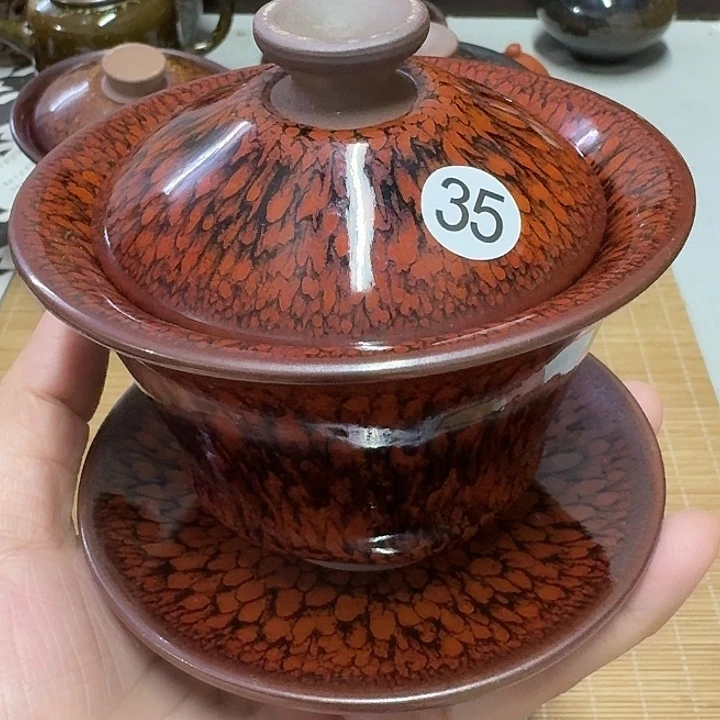 茶盏35 坚记茶盏摆件
