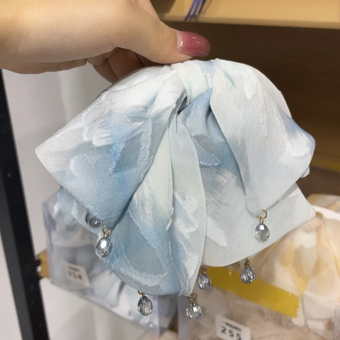 非金属亚克力蝴蝶结蓝色