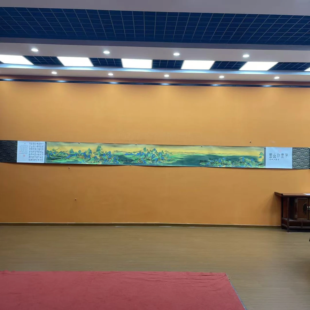 马迎春《千里江山图》长卷  国墨堂