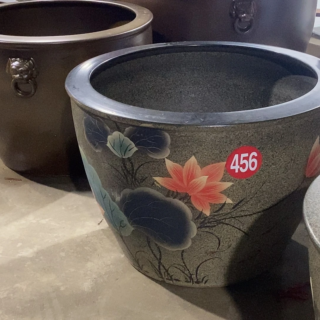 瑛***姐景德镇陶瓷缸看直播间下单