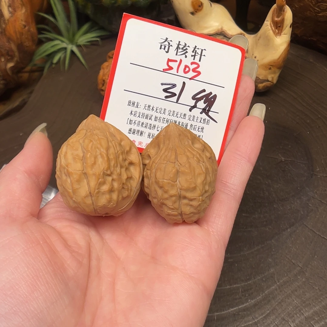 吊坠文玩核桃龟甲纹福利5103
