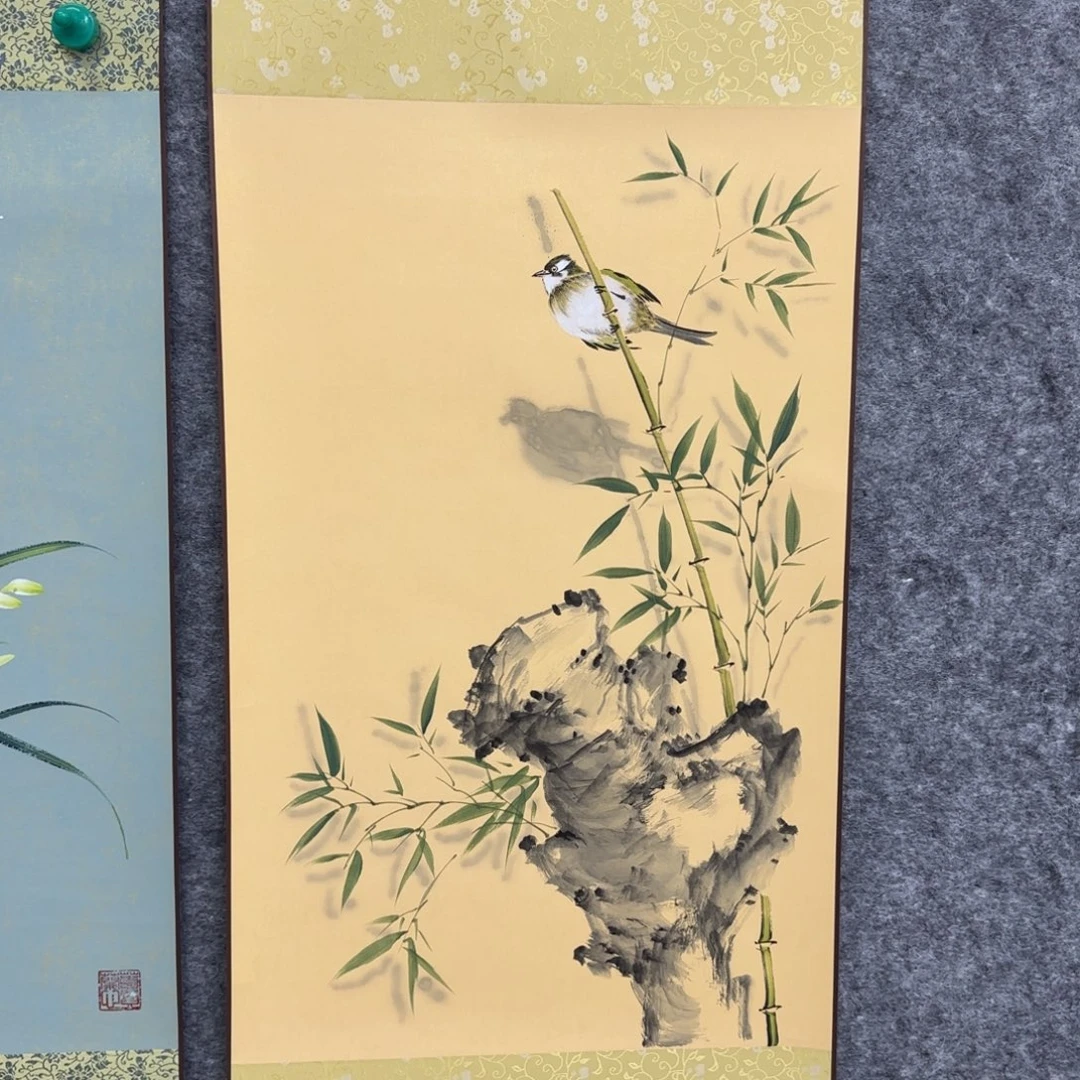 国画一笔两色l立体兰花