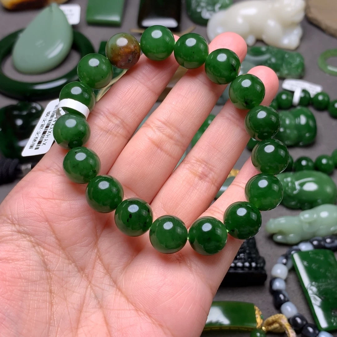 和田玉未镶嵌手串