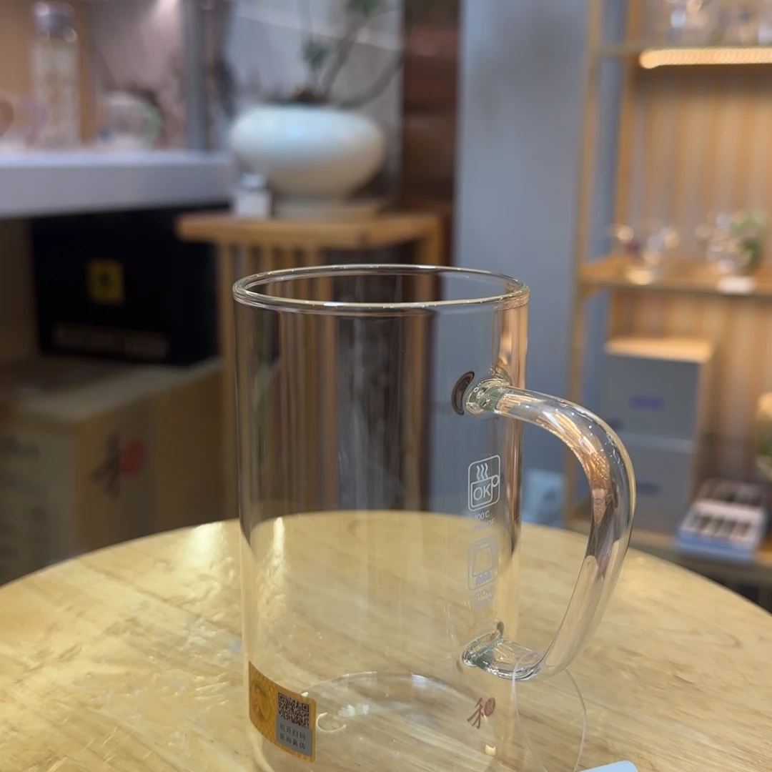 玻璃手工艺品禾器清简杯两只装