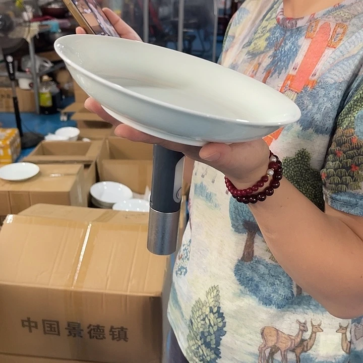 H***瓷片云青八英寸深盘四个，包邮
