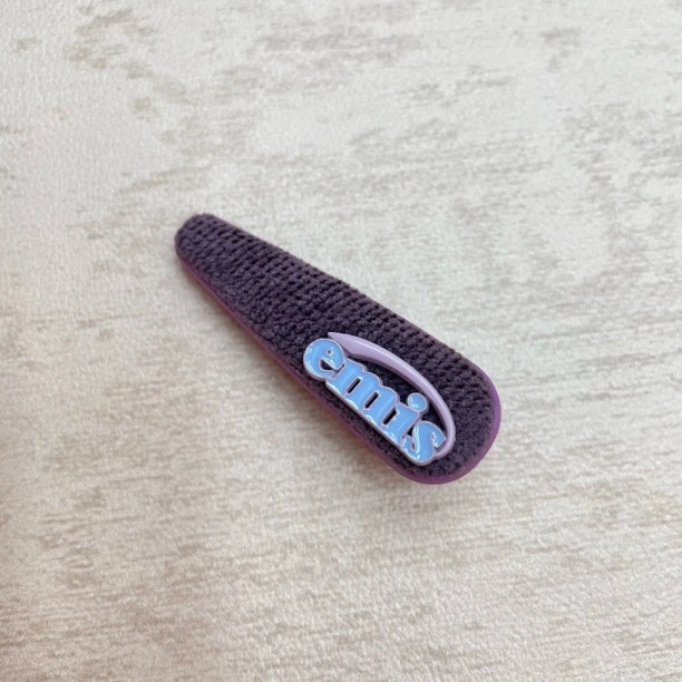 紫色字母发夹MM121 MM