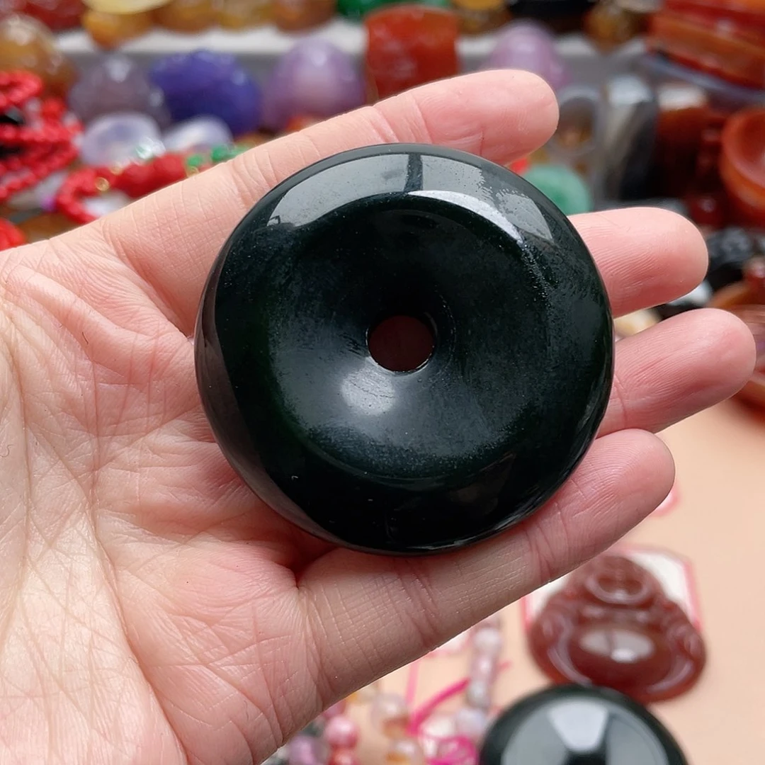 玛瑙/玉髓颈饰合金腊*