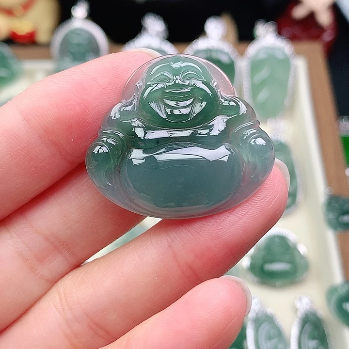 颈饰未镶嵌翡翠吊坠