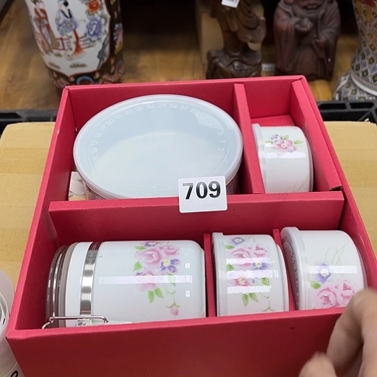 瓷片摆件工艺品瓷器摆件777