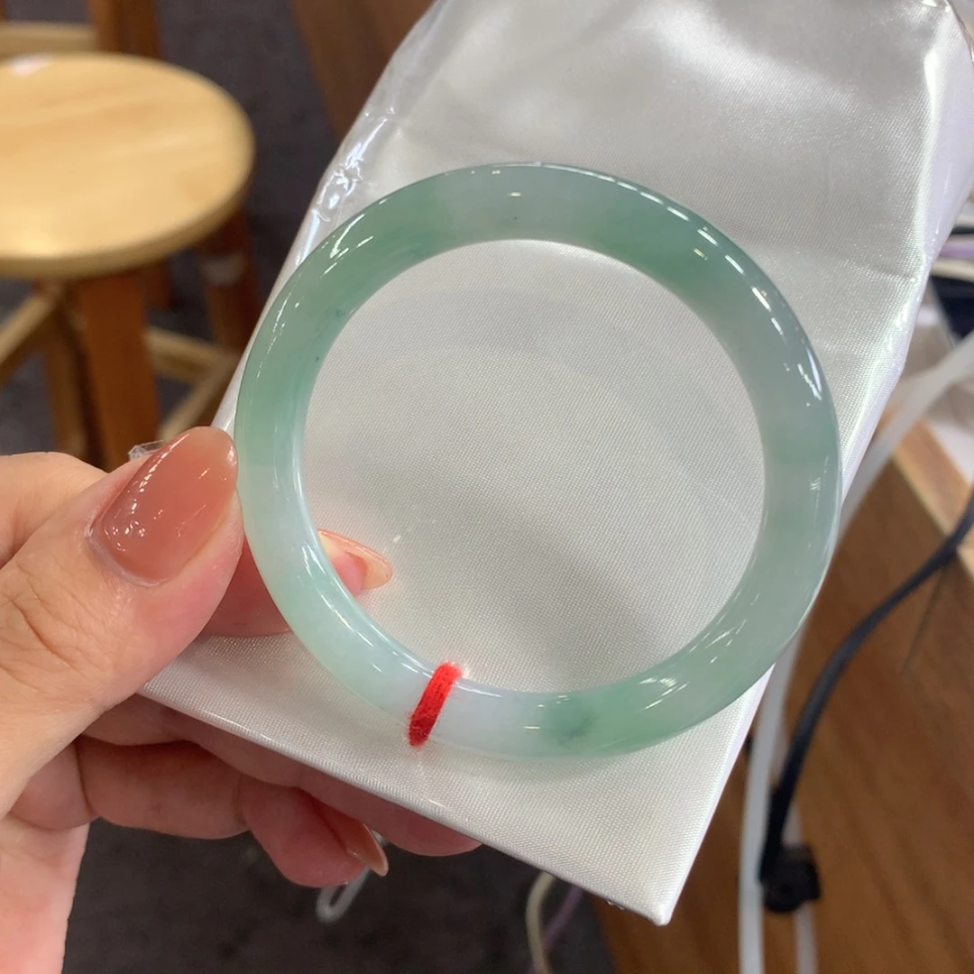 翡翠未镶嵌手镯天然Ａ货翡翠52/53