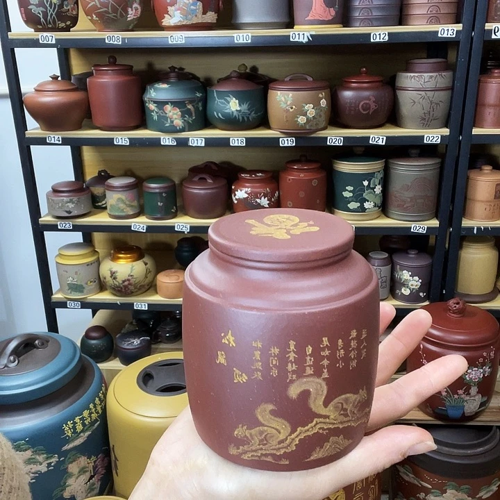 紫砂茶叶罐紫砂茶叶罐