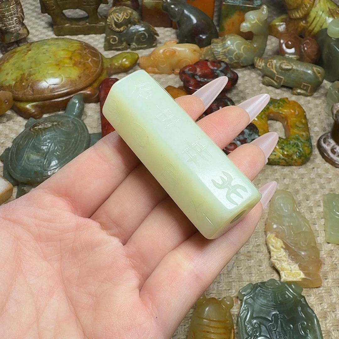 白玉菩提吊坠挂件