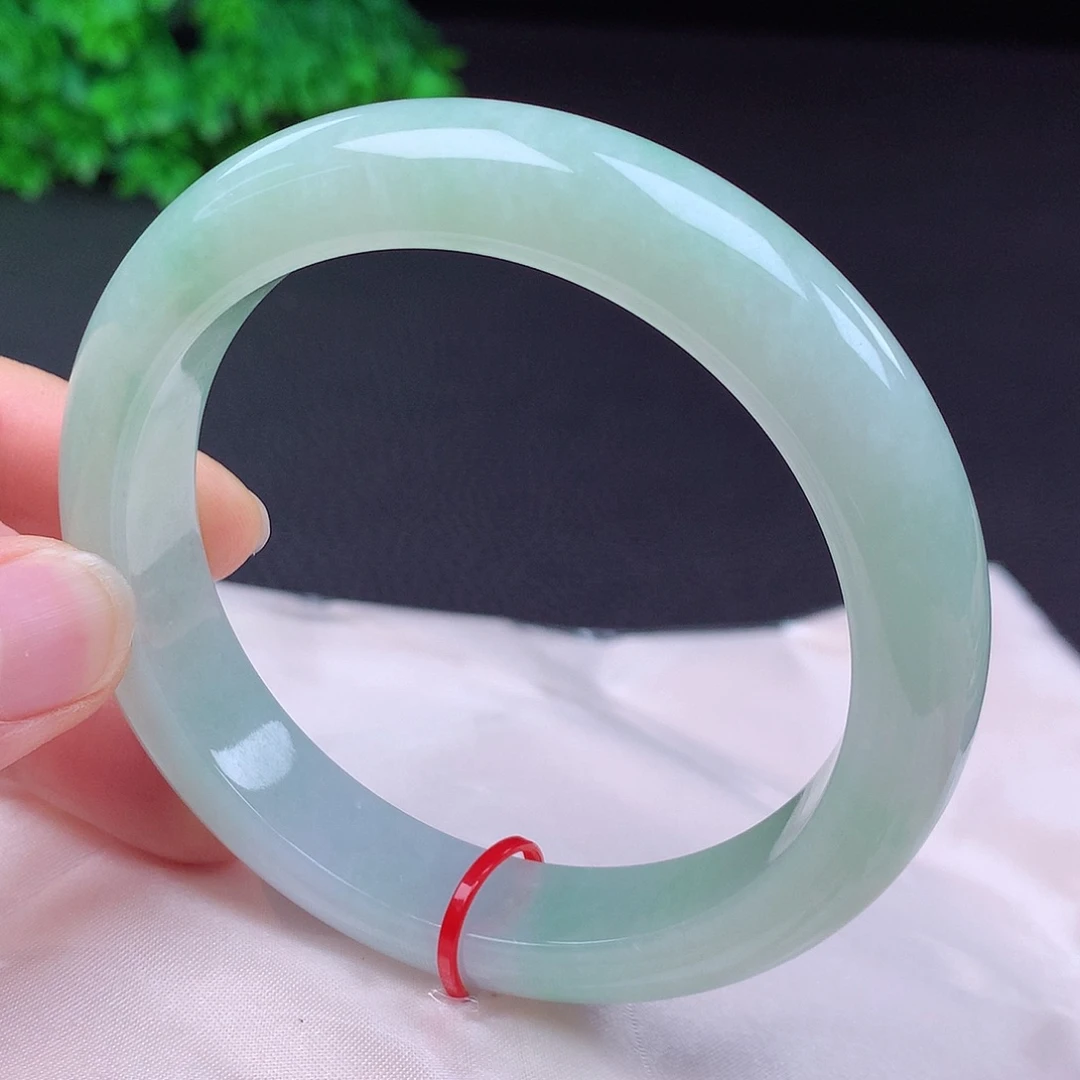 翡翠未镶嵌手镯60圈430049