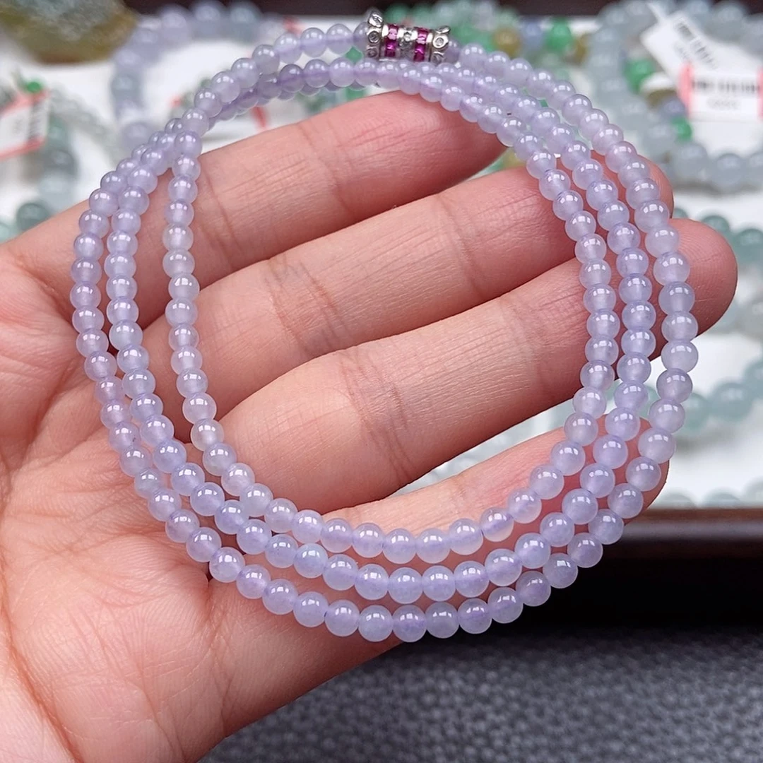 翡翠未镶嵌手链卡3.6