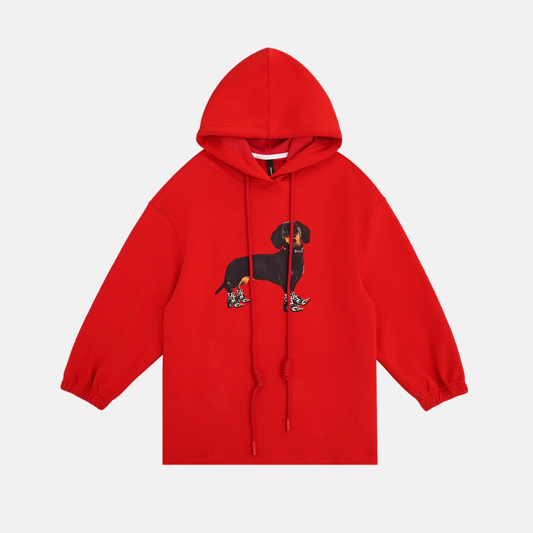 GGAHOLIDAY时尚休闲复古宽松型潮流美式长袖卫衣-154190